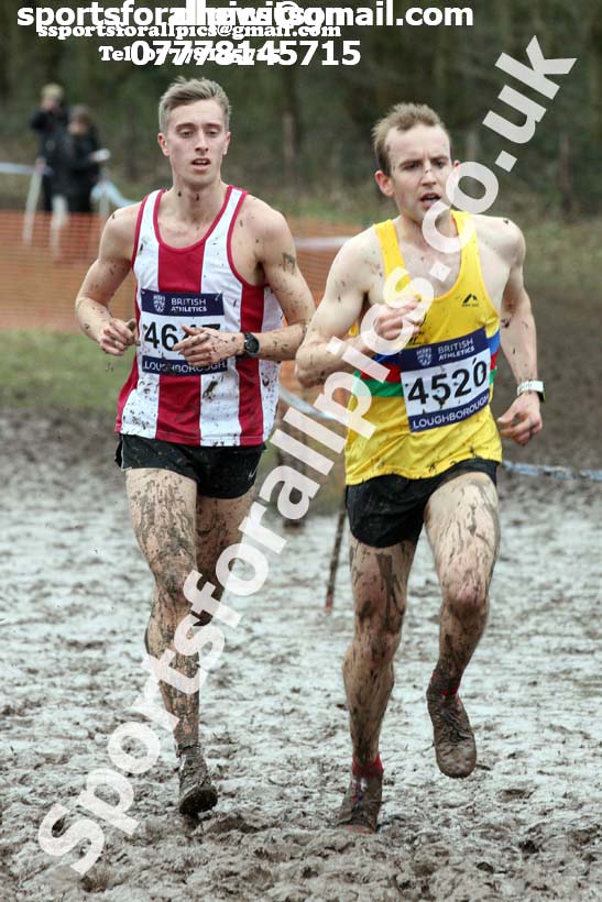 Senior mens 2018 British Inter Counties Cross Country Champs., Prestwold Hall, Loughborough. Photo: David T. Hewitson/Sports for All Pics